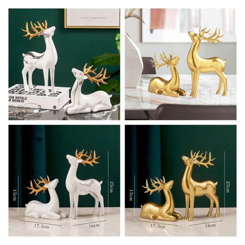 2 Decorative Luxury Deer.