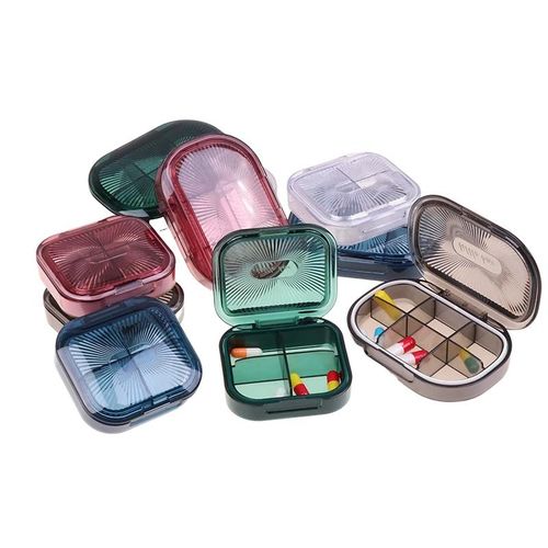 6 Grid Pill organizer case