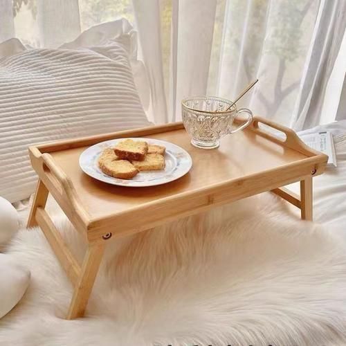 Foldable Bamboo Bed Tray