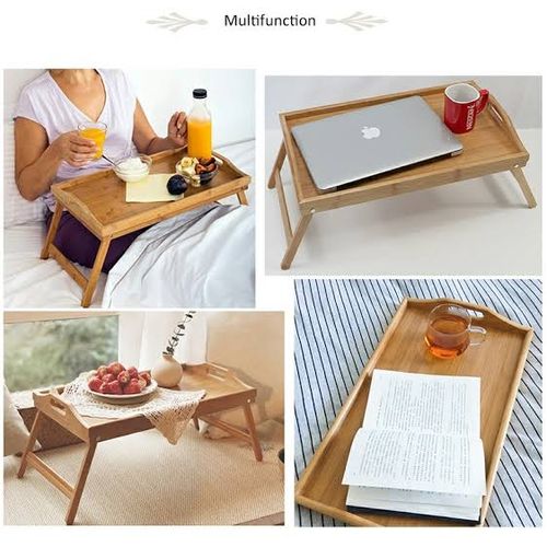 Foldable Bamboo Bed Tray