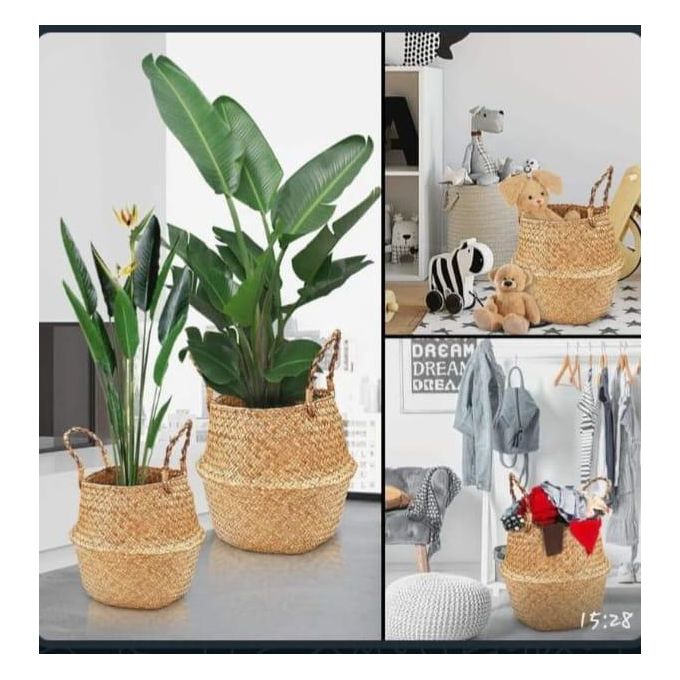 Firm Rattan Handmade baskets for Decoration