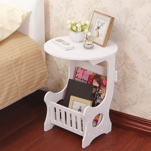 Bedside magazine table