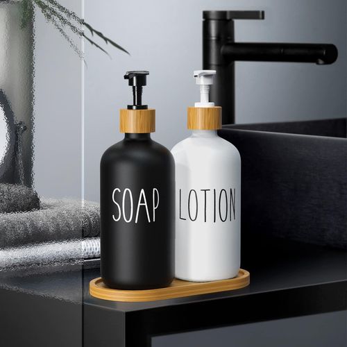 2pcs Kitchen Sink Dish Soap and Lotion Dispenser