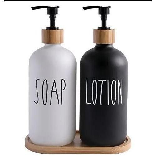 2pcs Kitchen Sink Dish Soap and Lotion Dispenser