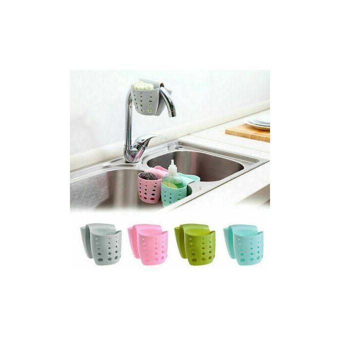 Double sided sink organizer