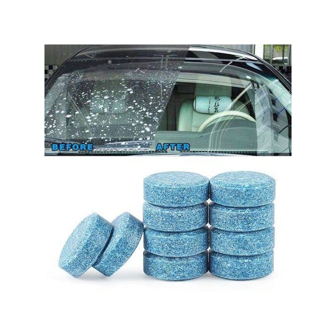 Car windscreen effervescent cleaning Tablets