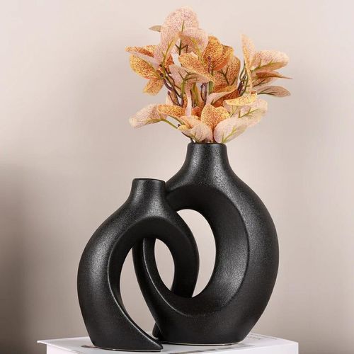 2 in 1  Nordic doughnut Flower Vase