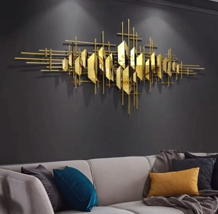 Modern metallic Wall Hanging Decoration Wall art