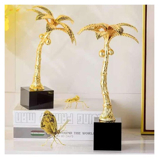 Home Decor Modern Metal Coconut Tree Ornament