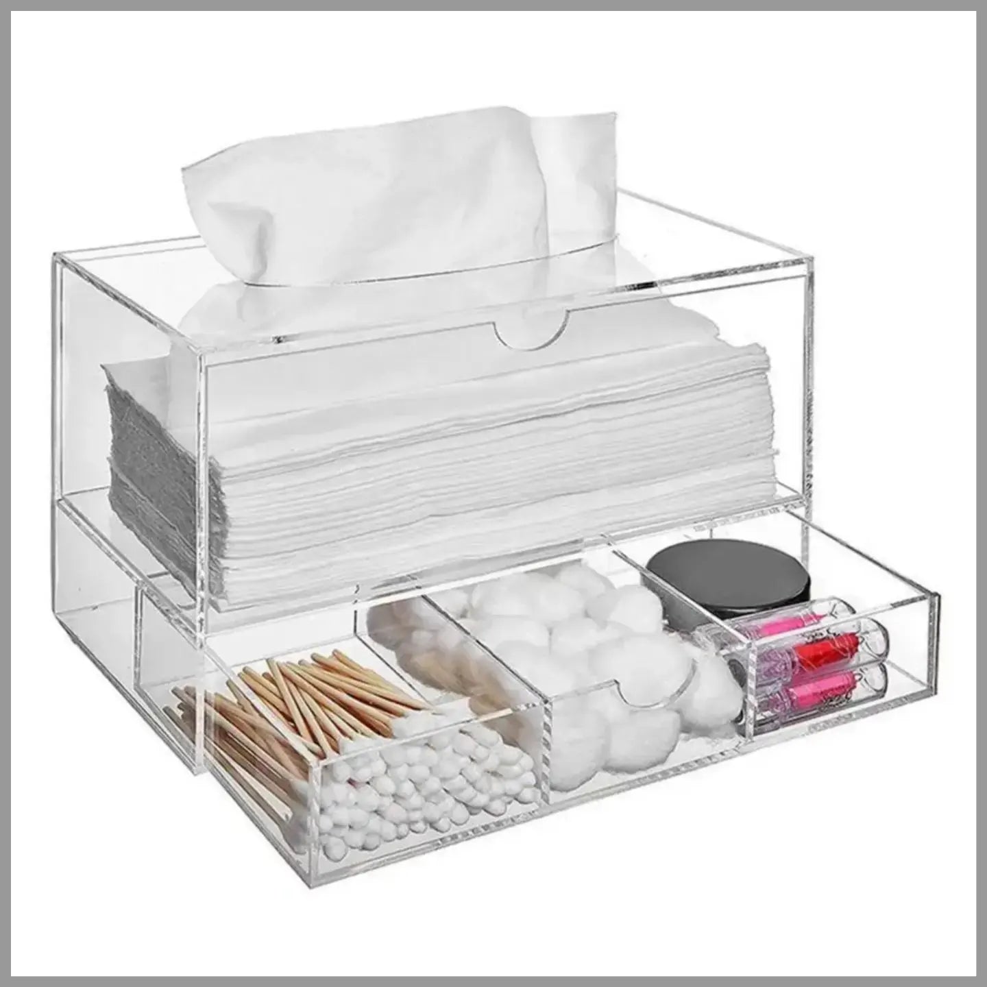 Acrylic Cosmetic /Serviette Organizer