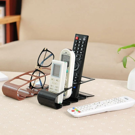 4 Slots Plastic Remote Control Holder Organizer