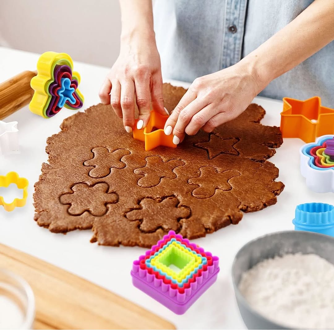 Silicon cookie cutter set