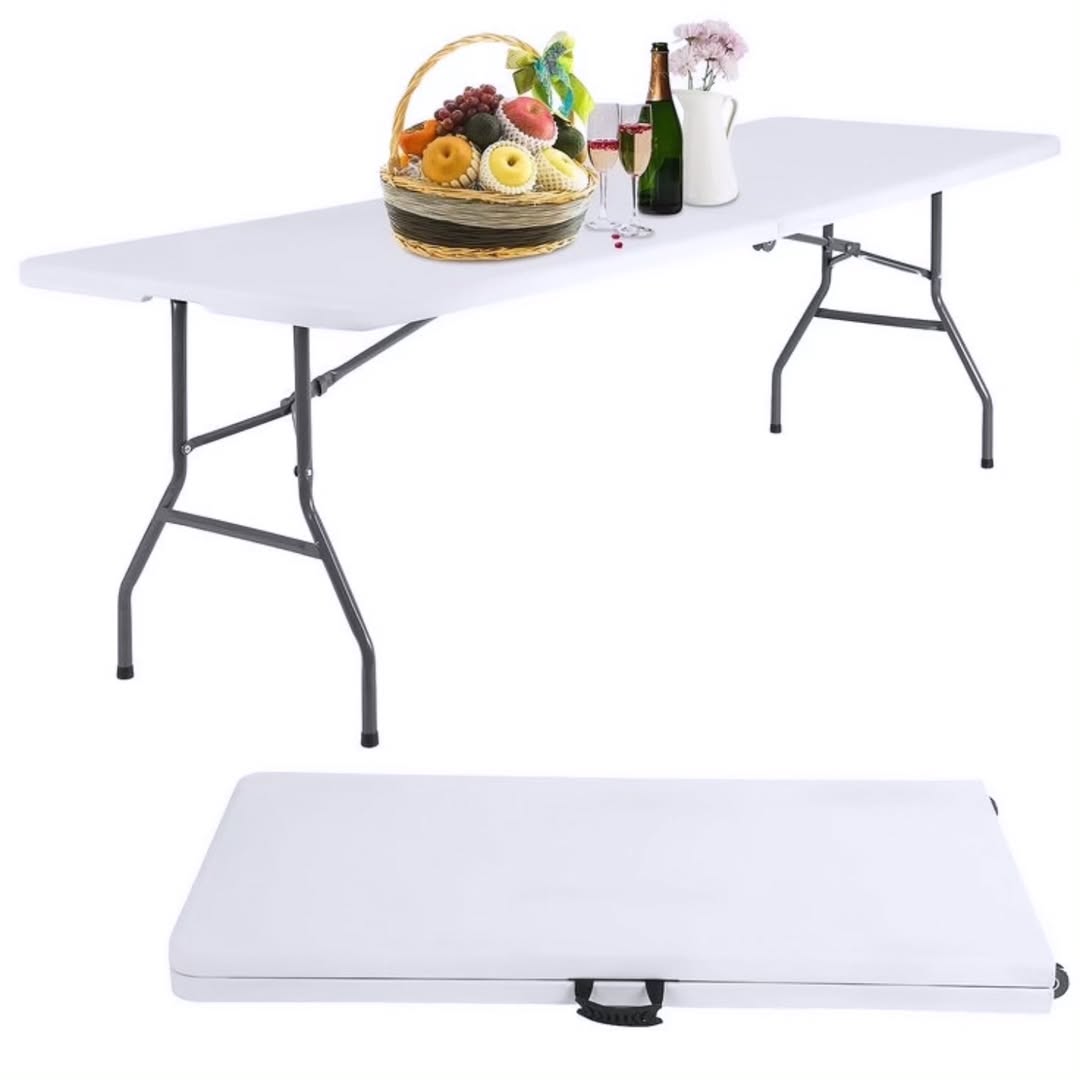 Adjustable Craft Camping and Utility Folding Table