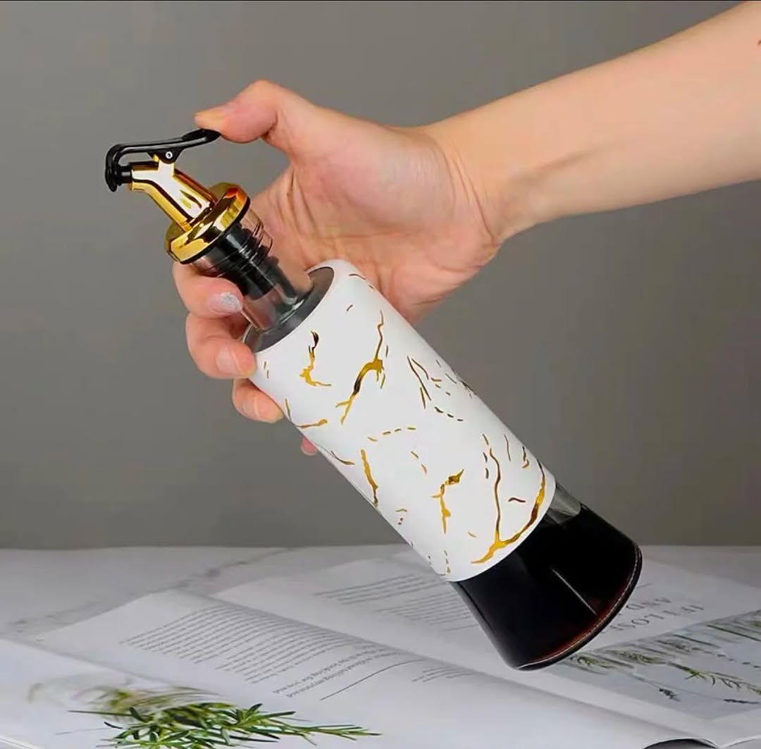 Marble Oil and Vinegar Dispenser