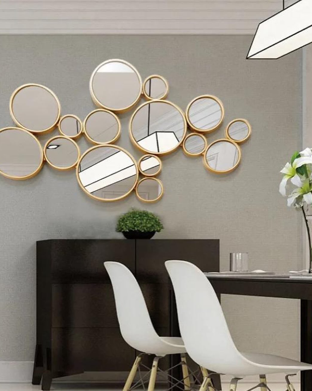 15 circles mirror