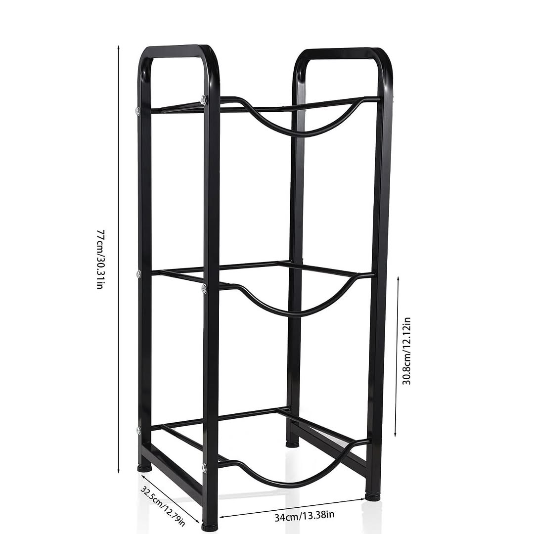 3 tier Water Bottle holder rack