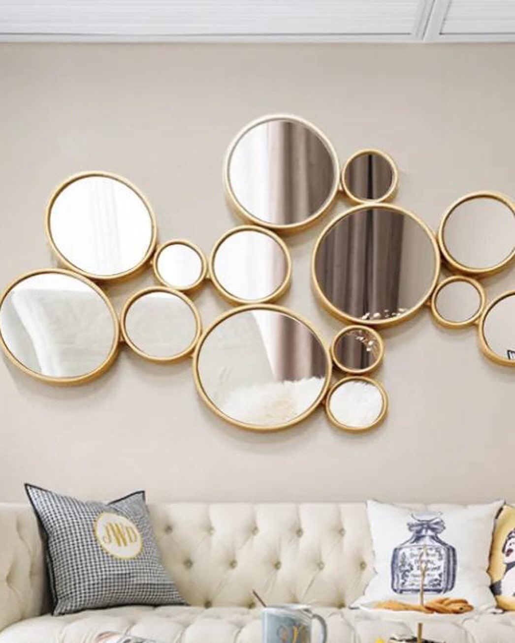 15 circles mirror