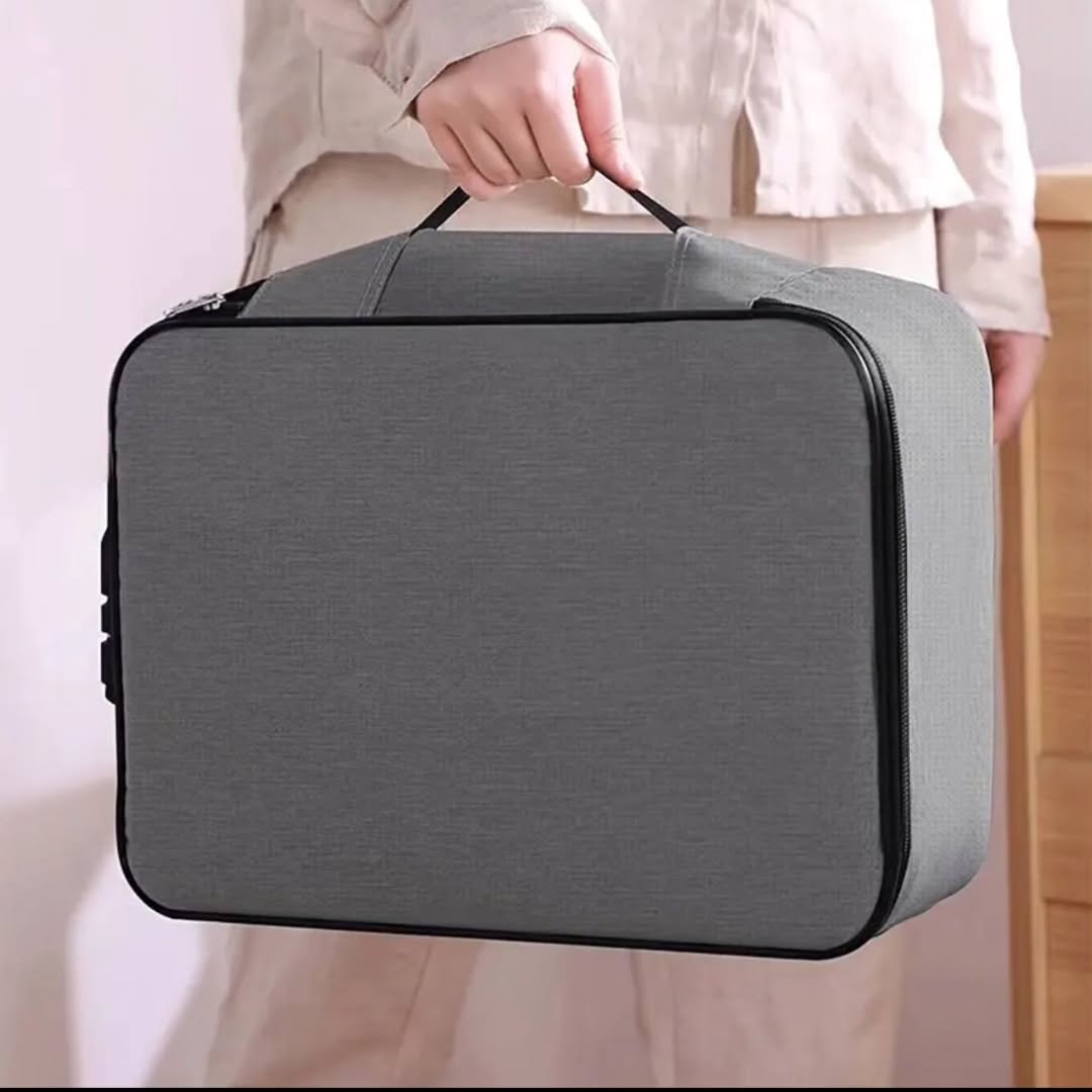 Fireproof/water resistant documents organizer