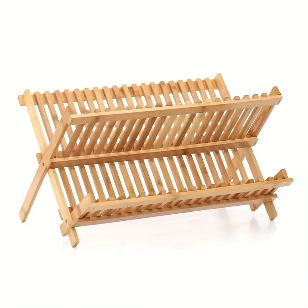 Foldable Bamboo dish rack