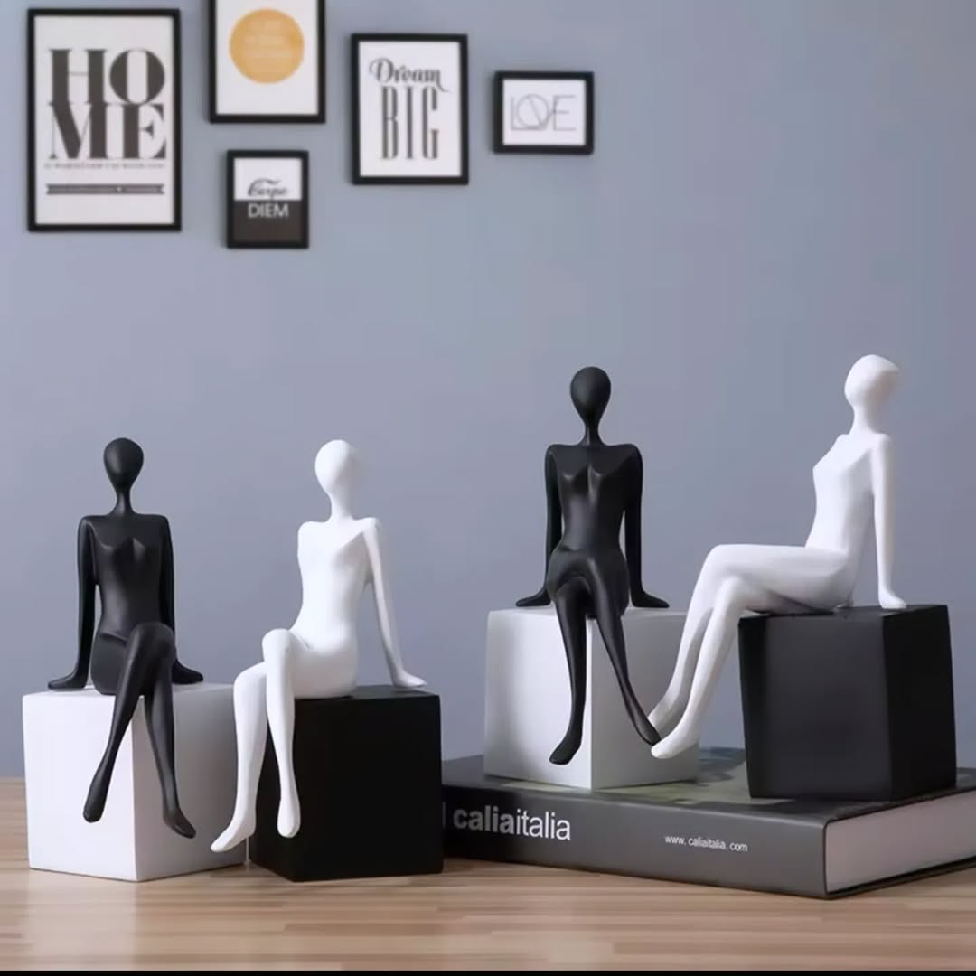 Decorative sitting Figure Model