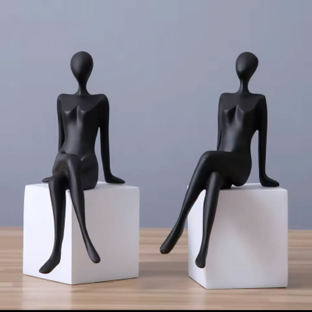 Decorative sitting Figure Model