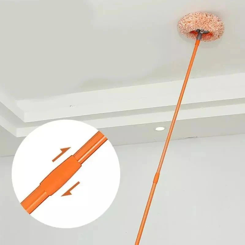 Multifunctional Sunflower Shaped Chenille Telescopic Mop