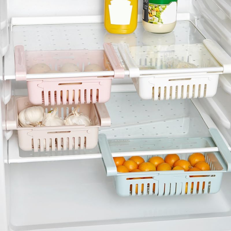 2pcs Expandable fridge organizer