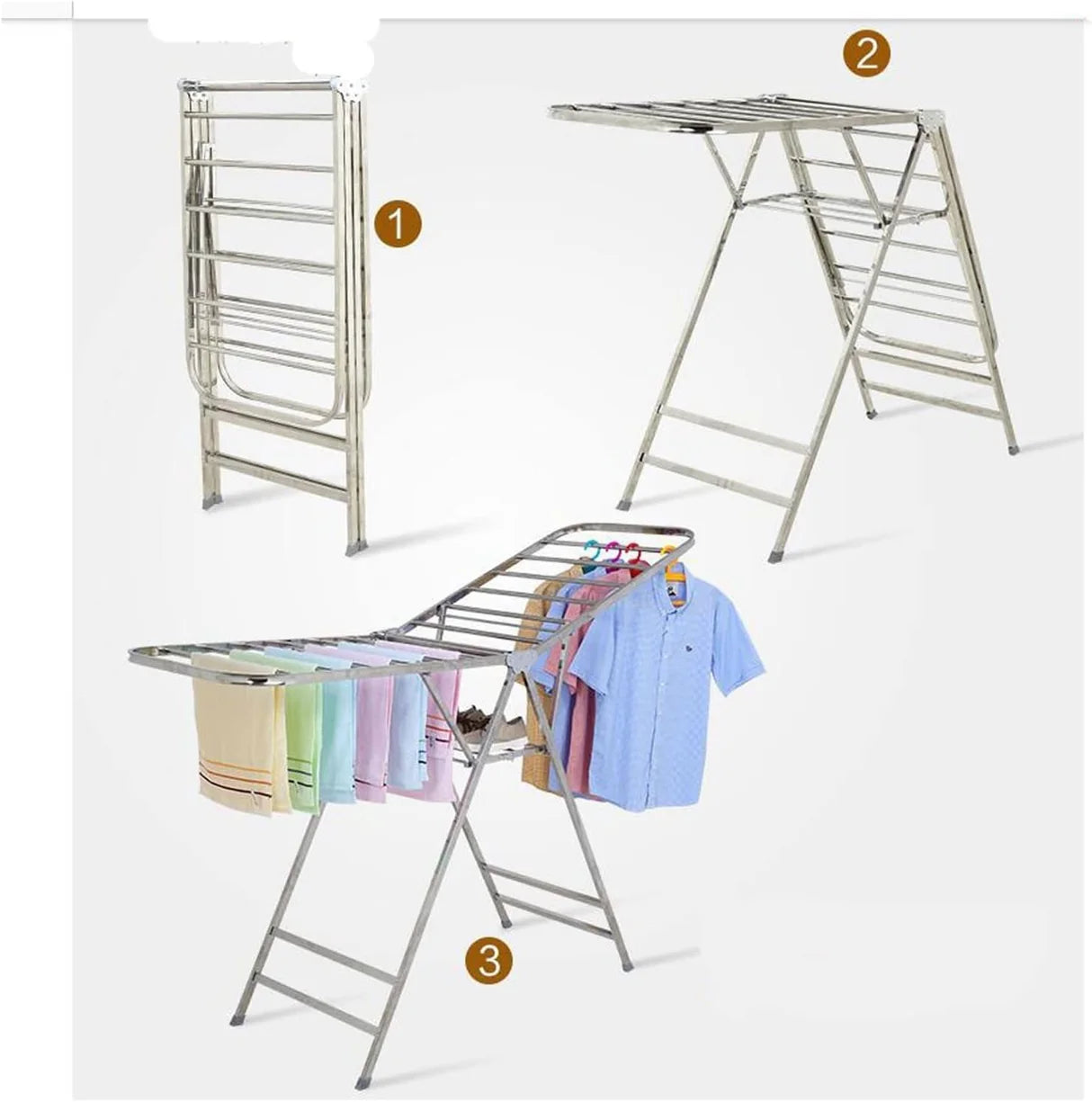 Drying rack Foldable indoor/outdoor space saving clothes drying rack