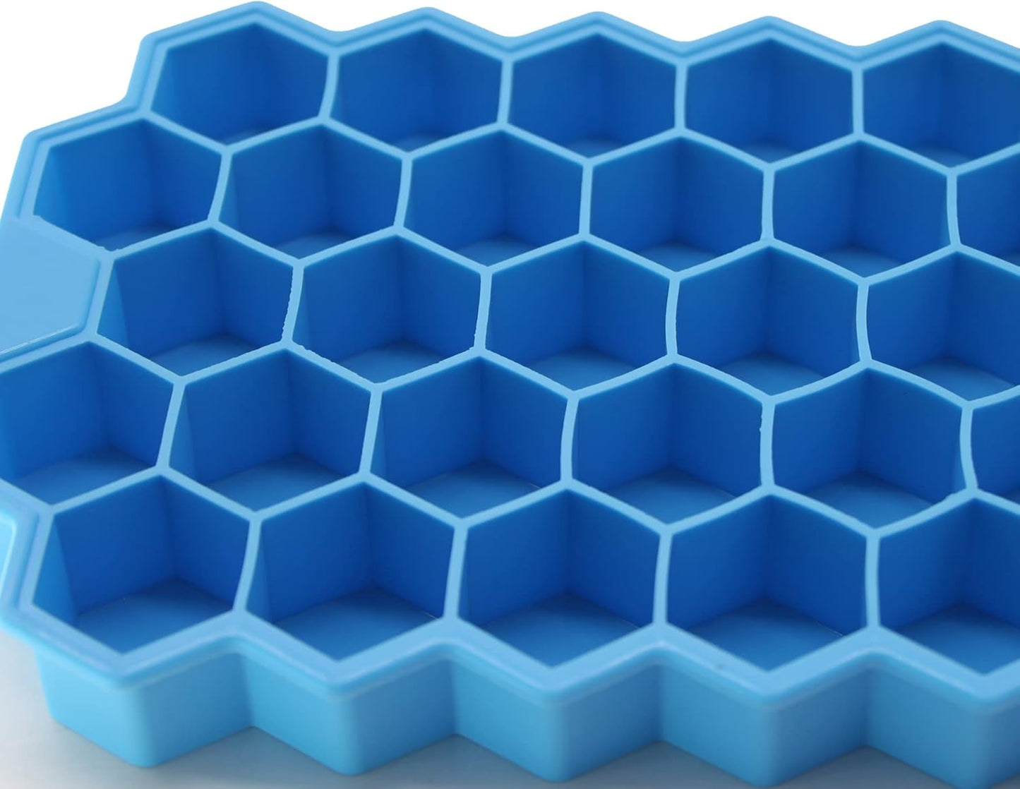 Reusable honeycomb silicone ice cube mold