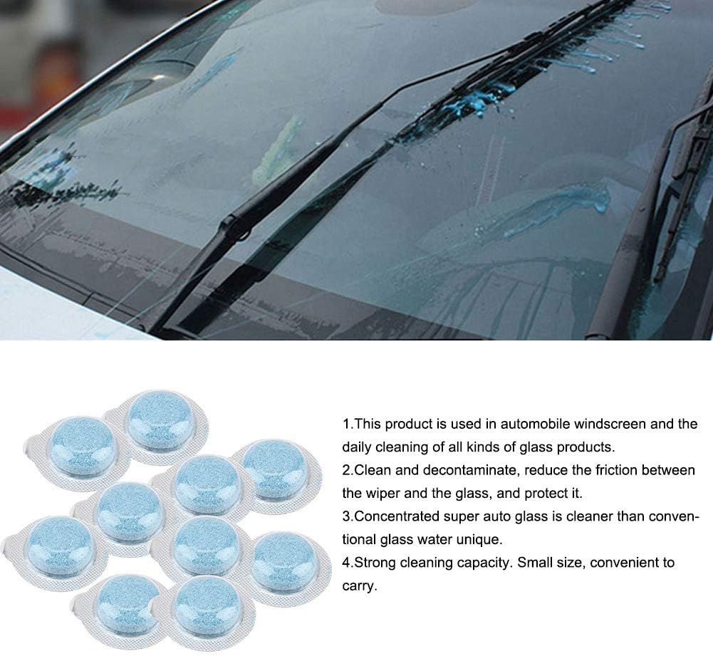 Car windscreen effervescent cleaning Tablets