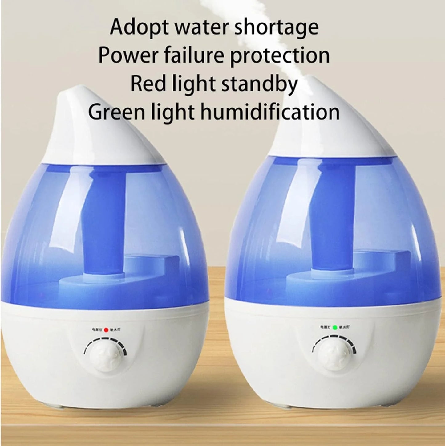 Essential Oil Diffuser, Ultrasonic Humidifier 2.6l Ultrasonic Aroma Air Humidifier