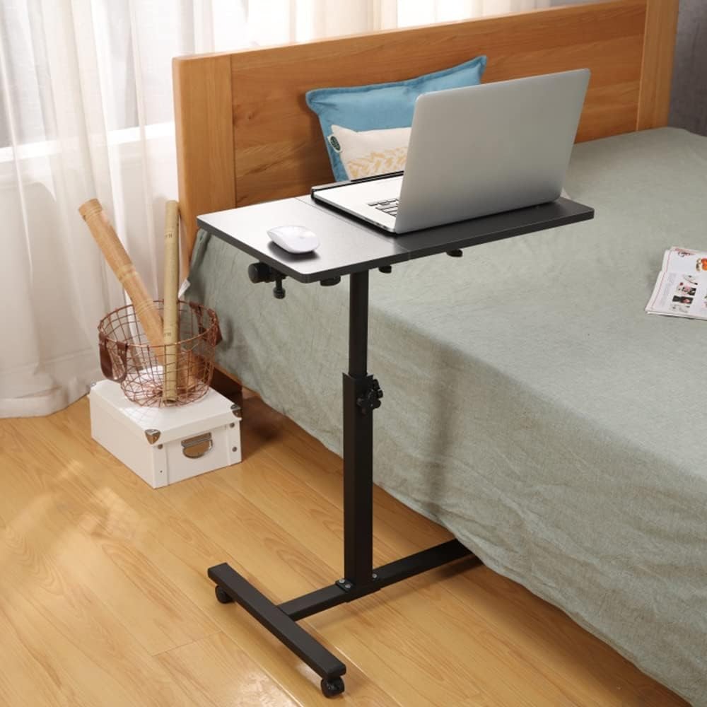 Movable Portable Adjustable Height Laptop Computer Desk Table Home Office Bed Tray Bed Table Lazy Bedside Table