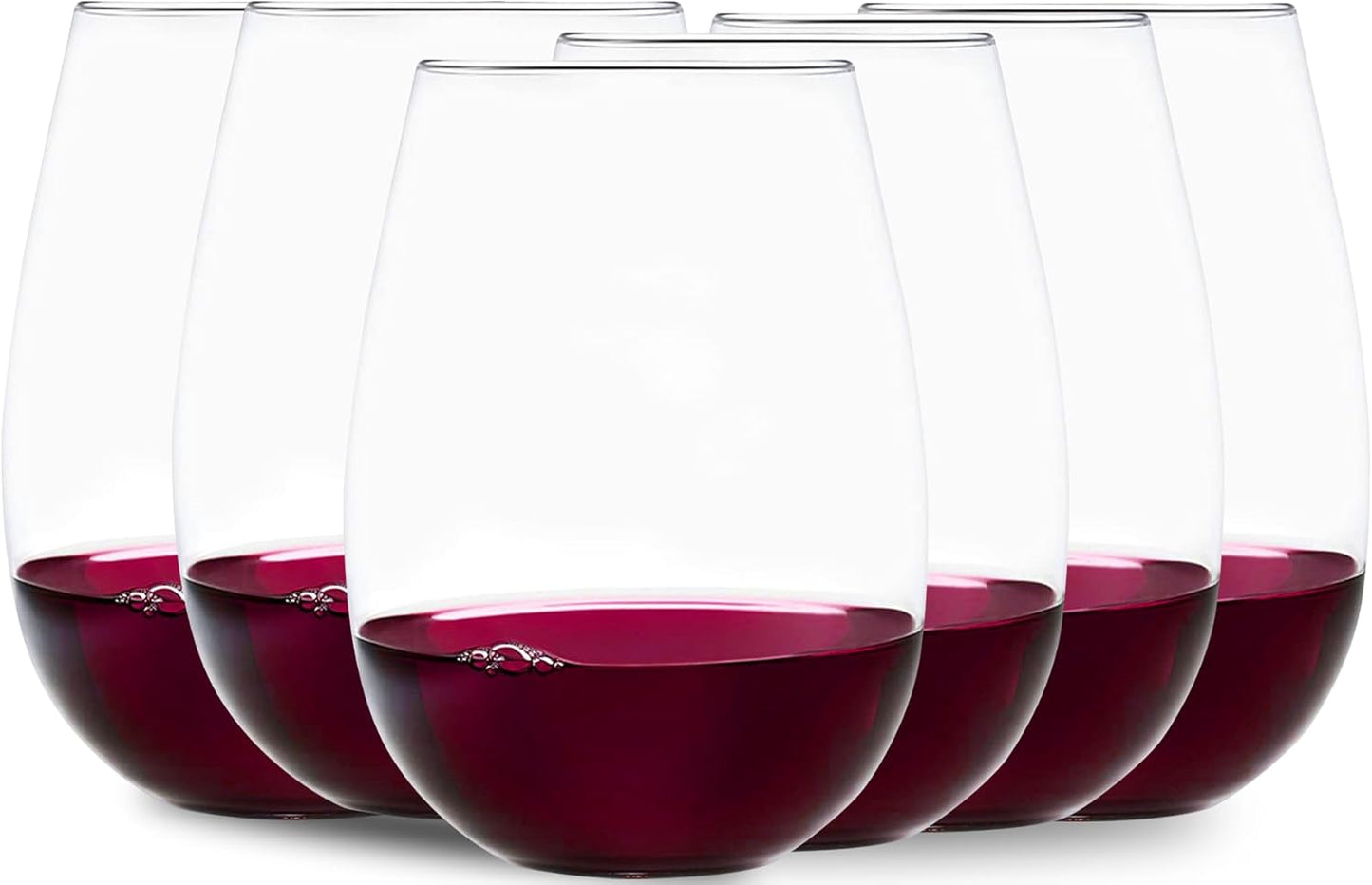 6pcs Stemless wine glasses