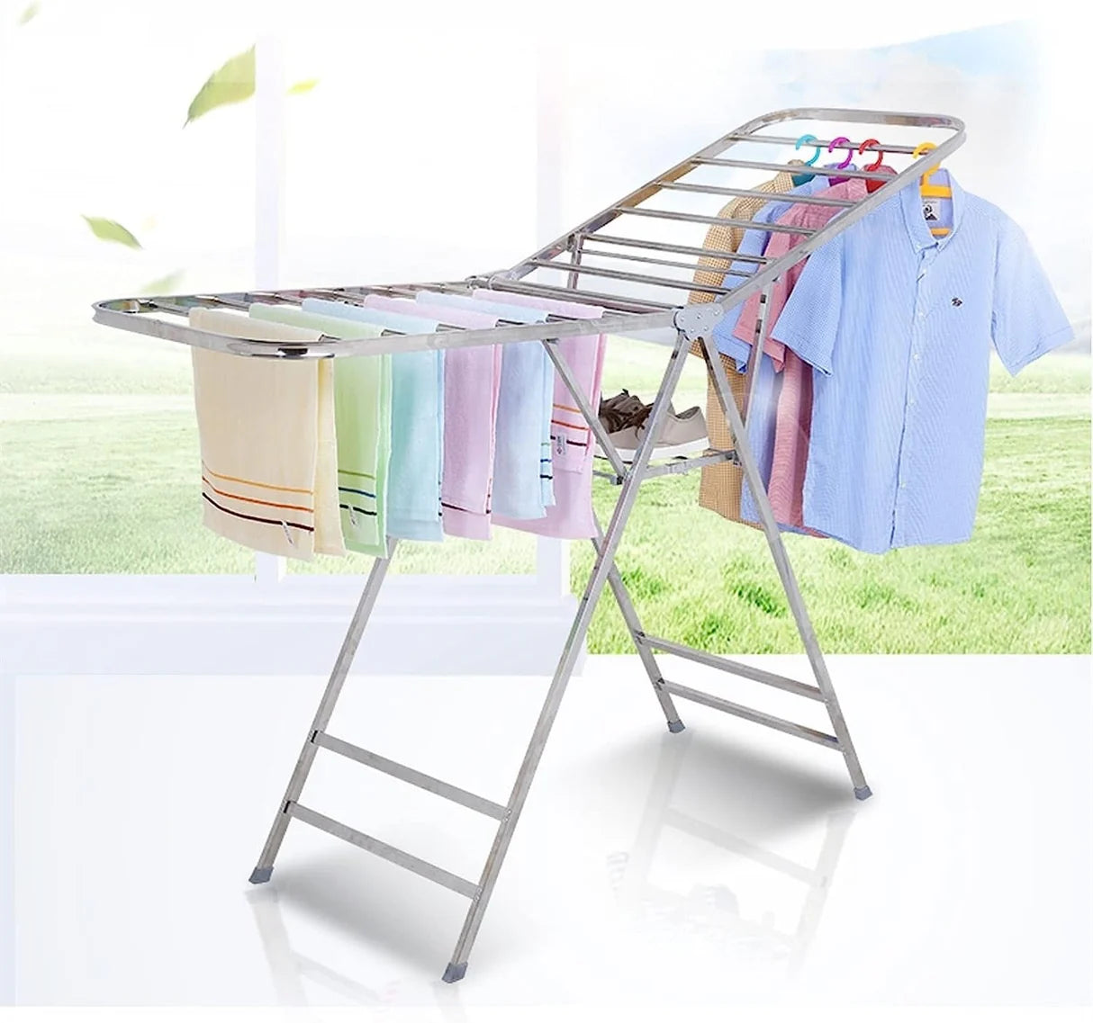 Drying rack Foldable indoor/outdoor space saving clothes drying rack