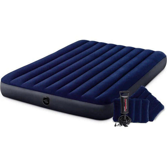 Intex Inflatable Air Mattress 5*6 With Pillows