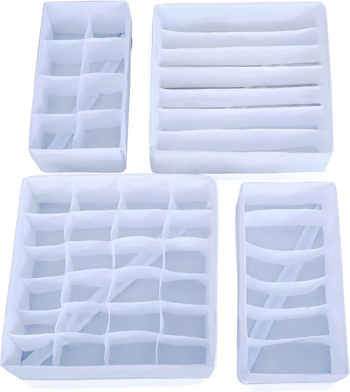 3 Pack Closet Drawers Organizer Storage for Underwear, Bra, Socks and Clothes