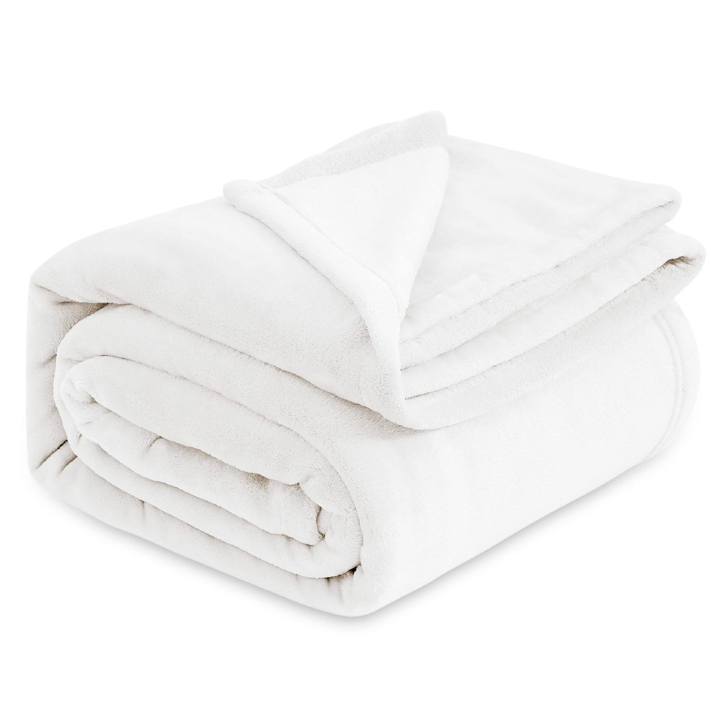 White fleece blanket