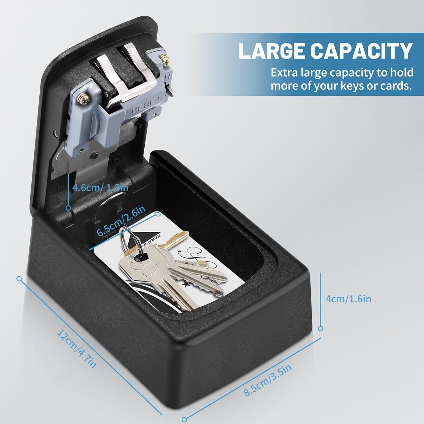 Weatherproof Wall-mounted Key Safe Password Key Box