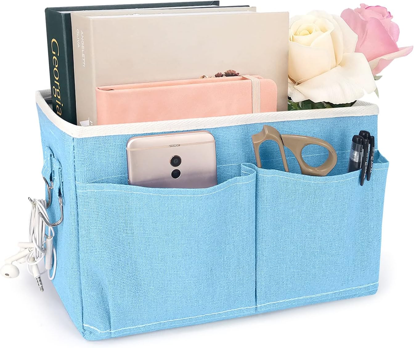 Bedside Hanging Organizer Pocket Canvas Storage Bag