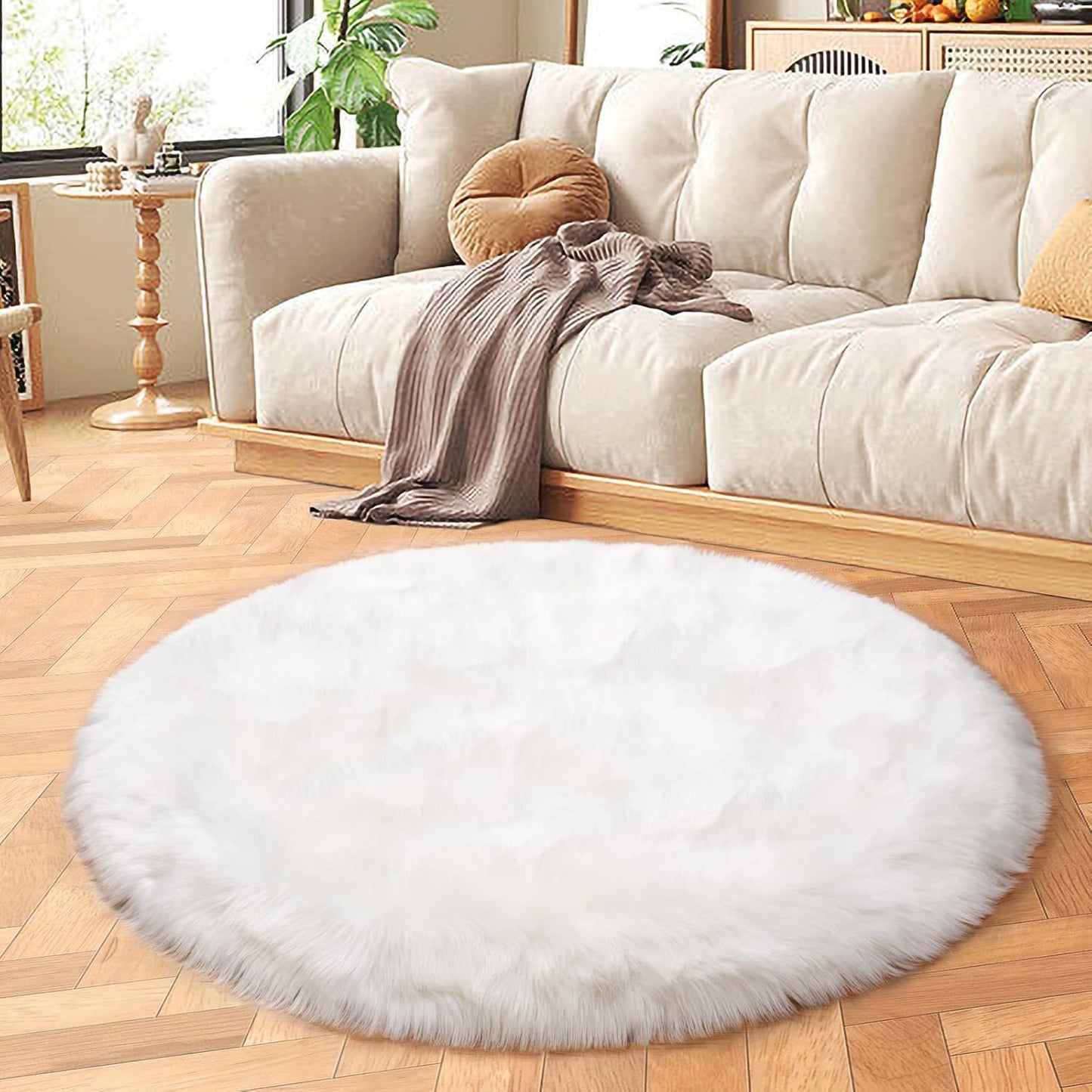 Round Rug Bedroom Mat