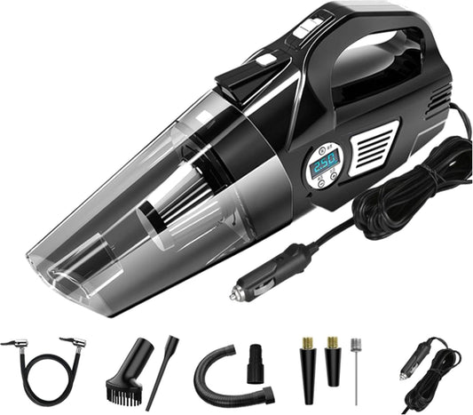 4 in 1 Car Vacuum cleaner with tire inflator