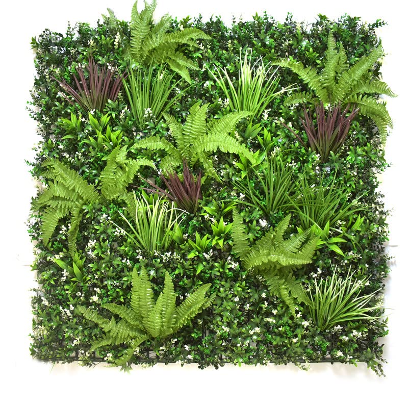 Artificial Wall Grass for Home & office Decoration (1 pc), 100 x 100cm Vertical Garden Wall Panel