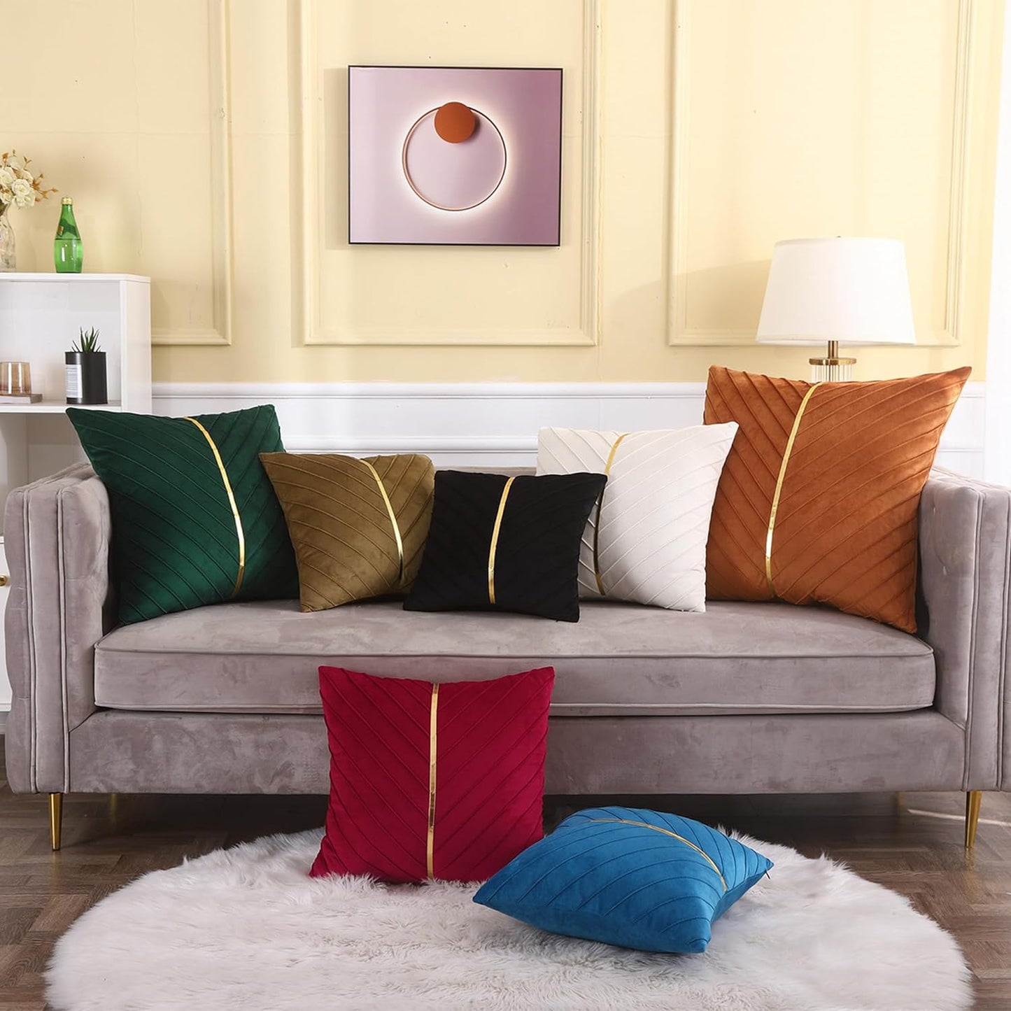 Velvet Fashion Throw pillow Covers