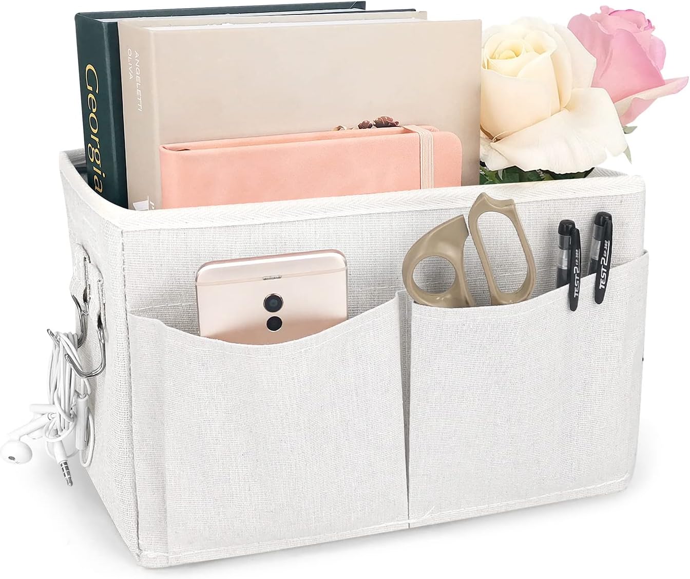 Bedside Hanging Organizer Pocket Canvas Storage Bag