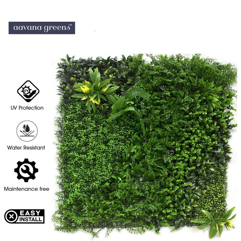 Artificial Wall Grass for Home & office Decoration (1 pc), 100 x 100cm Vertical Garden Wall Panel