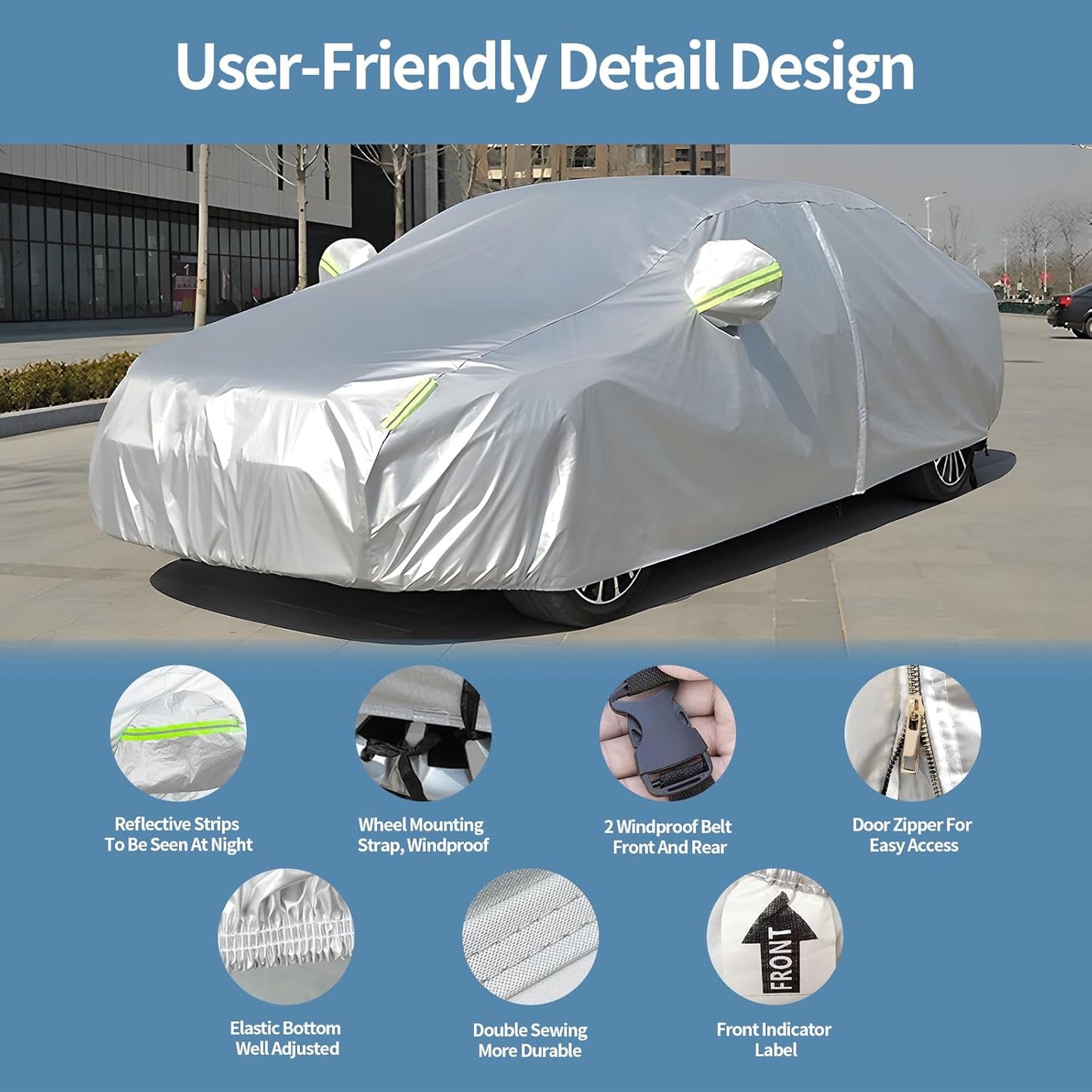 All-Weather Car Cover – Universal Fit