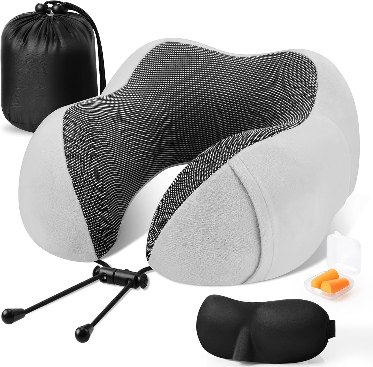 Travel Neck Pillow Pain Relief Soft Cervical Breathable Travel Comfy Pillow