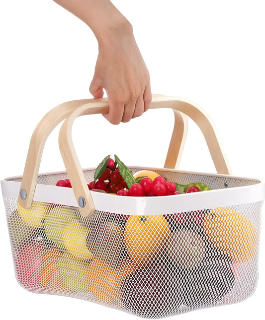 Mesh Storage/fruit basket with handles