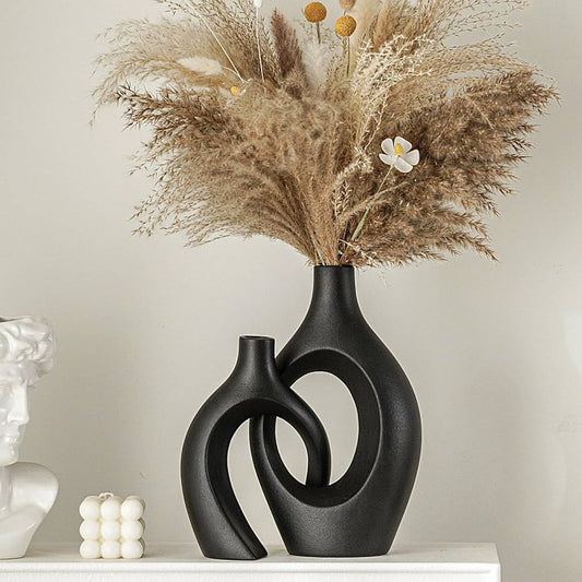 2 in 1  Nordic doughnut Flower Vase