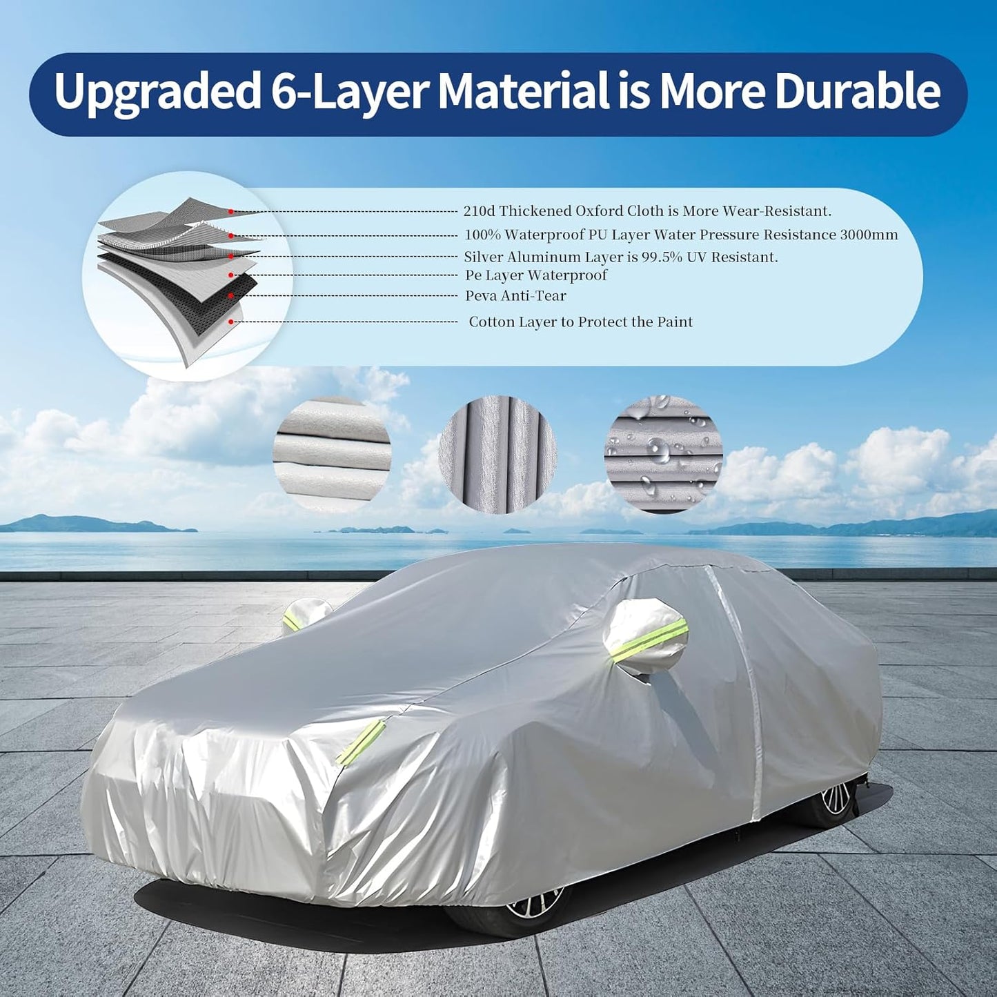 All-Weather Car Cover – Universal Fit